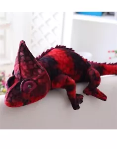 28in Plush Lizard Chameleon Doll Stuffed Animal Party Christmas Birthday Gift - Picture 1 of 5