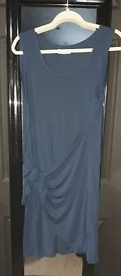 Style & Co Mujer Vestido Midi Sin Mangas Grande Azul Marino Foto 1 de 3