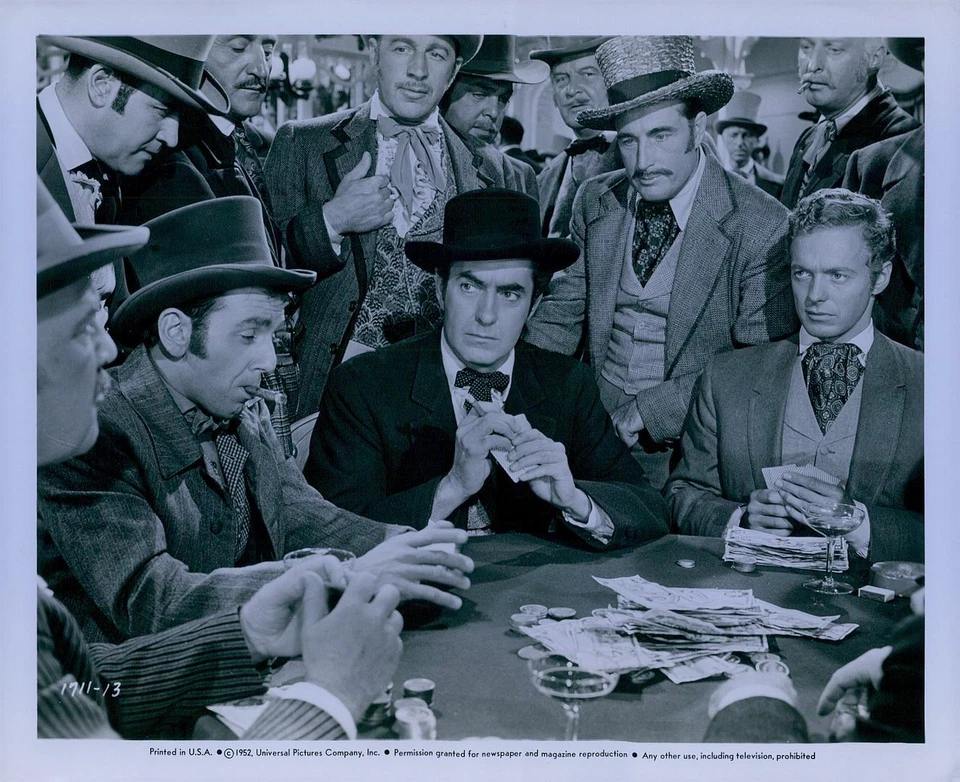 Tyrone Power 1953 con foto de prensa del rey Donavan John Baer Foto 1 de 1