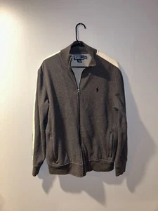Suéter Polo Ralph Lauren con cremallera - para hombre - talla grande - gris - chaqueta de algodón - Imagen 1 de 4