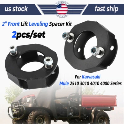 For Kawasaki Mule 2510 3010 4010 4000 Series 2" Front Lift / Leveling Spacer Kit - Image 1 of 4