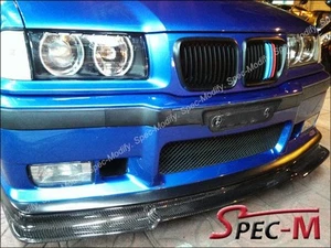 REAL Carbon Fiber GTX Style Front Spoiler Bumper Lip Fit BMW M3 1992-1998 E36 M3 - Bild 1 von 4