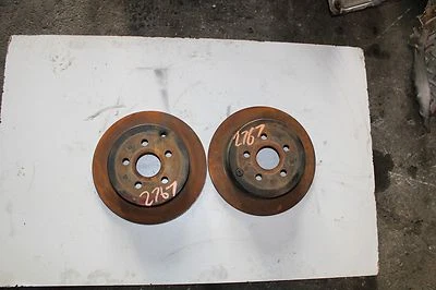 2000-2005 TOYOTA CELICA GT-S 2ZZ REAR BRAKE DISC ROTORS PAIR 2767 - Image 1 of 4