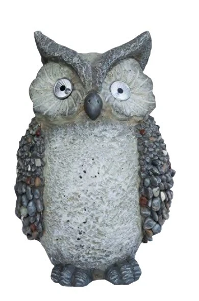 Garden Figure Fiber Glass Owl With Solar #PG115 - Image 1 of 1