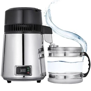 Destilador de agua de acero inoxidable 4 litros 100 % 304 stock del Reino Unido - publicación rápida - Imagen 1 de 21
