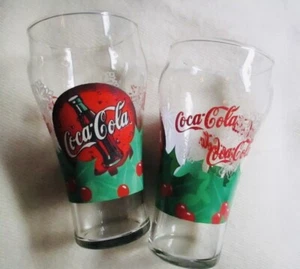 12 Oz Rare Coke Set Glasses  - Picture 1 of 3