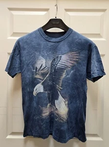 The Mountain Shirt Bald Eagle American USA Flag Distressed Faded Size L *READ* - Picture 1 of 8