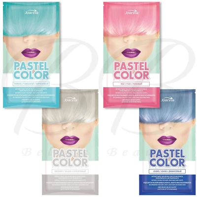 JOANNA Pastel Color Semi Permanent Hair Colour Shampoo Dye 35g *Ammonia Free*