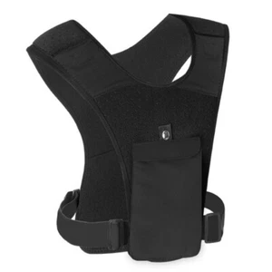 Running Smartphone Holder Vest – Black, Lightweight & Bounce-Free Design - Picture 1 of 6