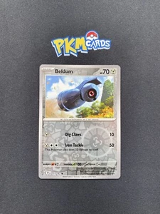 Pokemon Juego de Cartas Coleccionables Beldum Fuerzas Temporales 113/162 Holograma Inverso Casi Nuevo - Imagen 1 de 3