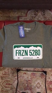 Brand new Tags Frozen T-shirt Broadway Broadway musical Denver Premier Mens S SS - Picture 1 of 4