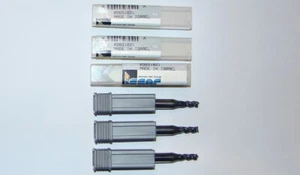 3Stk Iscar Vollhartmetall-Schaftfräser Ø4mm 58/8 Z3 - mit Rechnung - Bild 1 von 6