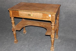 Damen Schreibtisch Tisch Beistelltisch massiv Eiche #2185 - Bild 1 von 10