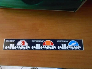 adesivo sticker-ELLESSE-SKI WEAR-TENNIS WEAR-SWIM WEAR-cm.3x22 - Picture 1 of 1