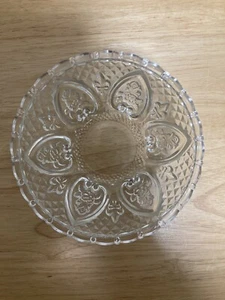 Vintage KIG Malaysia Covered Glass Dish, Candy Bowl, Serving Dish - Picture 1 of 3