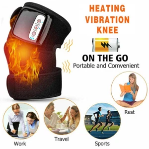 1PCS Electric Heating Knee Pad Brace Wrap Leg Massager Warmer Joint Pain Relief - Picture 1 of 39