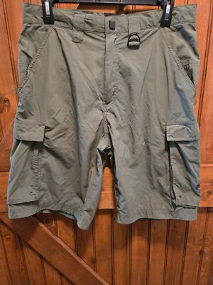 Boy Scouts Of America Short Adult Small Green BSA Supplex Nylon Cargo Drawstring - Image 1 of 4