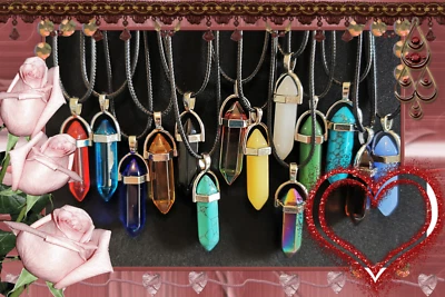 Gargantillas de cristal natural Foto 1 de 4