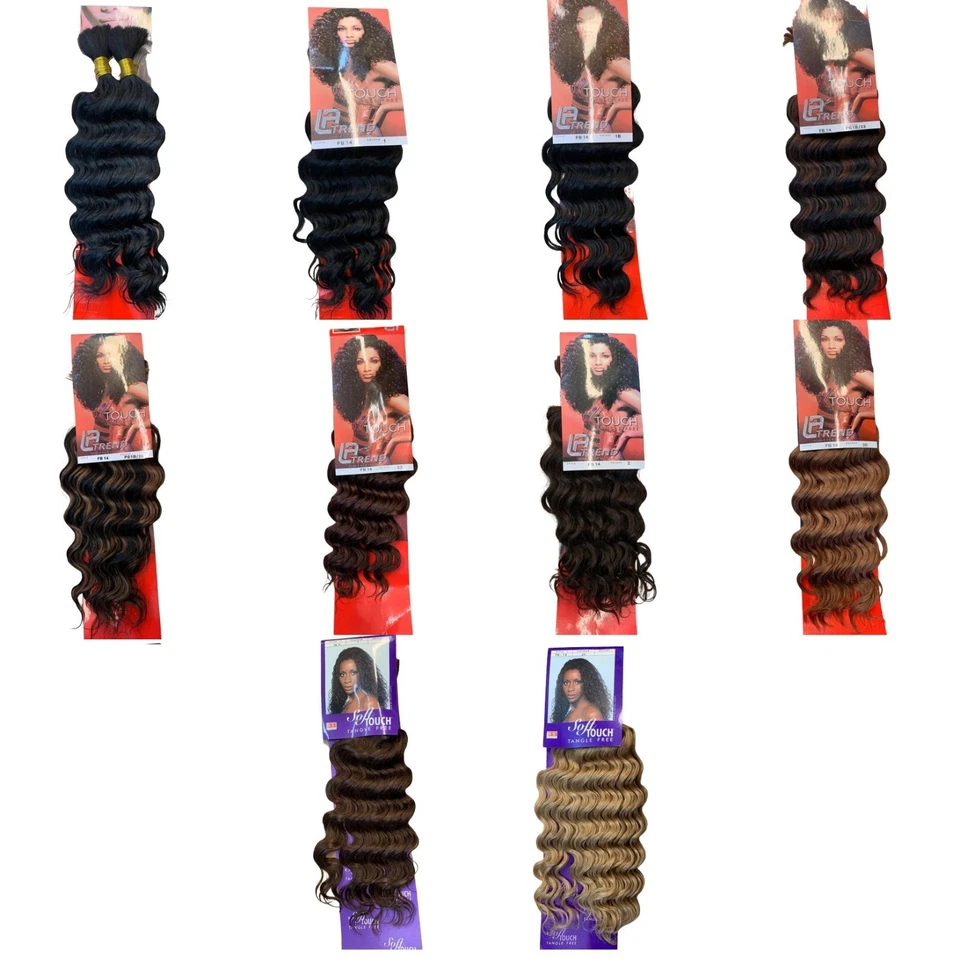 LA TREND SOFT TOUCH FRENCH BULK 14" INCH FOR BRAIDING *HUMAN HAIR* - Image 1 of 1