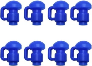 Trampoline Pole Caps / Enclosure Net Hook Fits for 1.5" Diameter Pole - Set of 8 - Picture 1 of 5