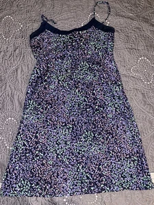 Uniqlo Floral Blue Summer Dress - Picture 1 of 4