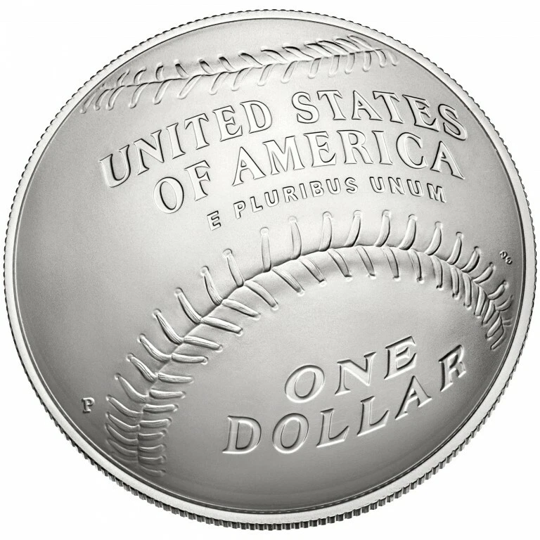 2014 Hall Of Fame Silver Dollar Gem BU - Image 1 of 1