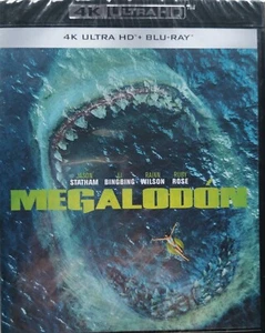 BLU-RAY 4K UHD MEGALODON Rainn Wilson, Jon Turteltaub, Jason Statham PRECINTADO - Imagen 1 de 1