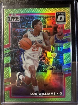 2017-18 Donruss Optic Lou Williams Lime Green #166/175 #65 - Image 1 of 4