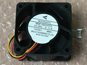 Mitsubishi servo CNC cooling fan NC5332H72 MMF-06G24TS-MM1 24V 0.11A 60*60*25MM - Picture 1 of 4