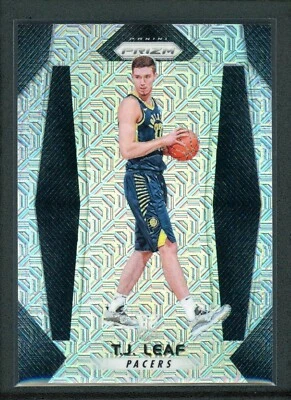 2017-18 T J LEAF 19/25 PANINI PRIZM MOJO SILVER ROOKIE - Image 1 of 2