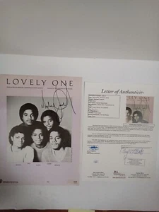 Michael Jackson signierte Noten "Lovely One By The Jacksons" JSA LOA -dk # - Bild 1 von 6