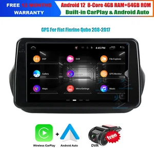 9" 64GB Android Auto Für Fiat Fiorino Qubo 2008-2017 kabellos CarPlay Autoradio - Bild 1 von 22