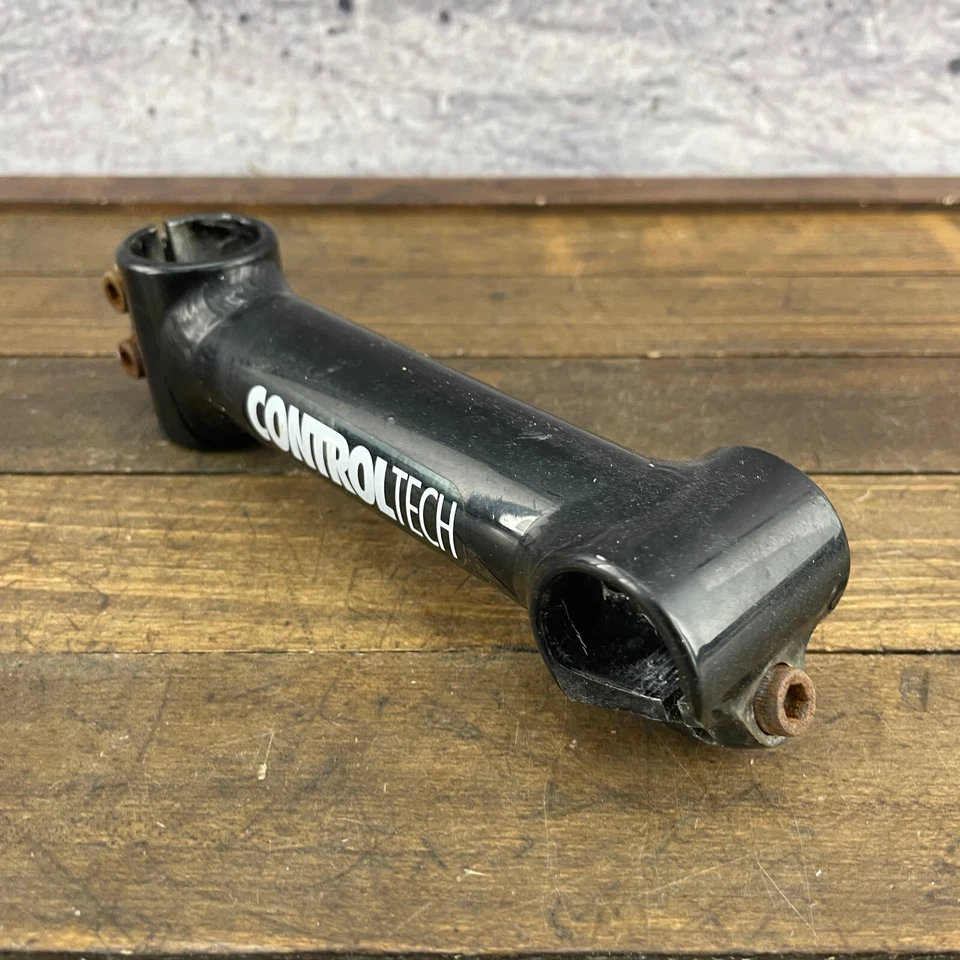 Vintage Control Tech Stem 1 1/8 in Threadless USA 135 mm 25.4 Black 90s A6 - Image 1 of 4