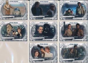 2018 TOPPS STAR WARS MASTERWORK SET OF (8) POWERFUL PARTNERS CHASE CARDS - Picture 1 of 2