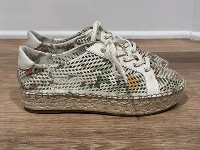 NUEVO Vince Camuto Joellan Floral Recortado Plataforma Alpargata Tenis Talla 7.5 Foto 1 de 4