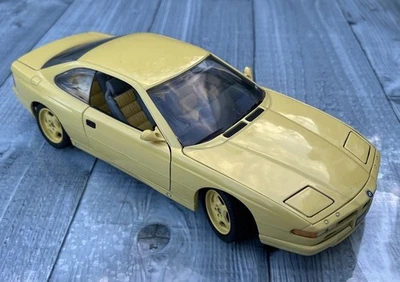 Revell BMW 850 CSi E31 Dakar Yellow 1990 Diecast Metal 1:18 Scale Detailed Model - Image 1 of 4