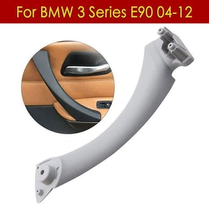 Left Driver Rear Inner Door Panel Handle Pull Trim Gray Cover For BMW E90 328i - Picture 1 of 7