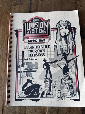 Paul Osbornes Book 1 of Illusion System 1981  Build your own. Magician, magic - Image 1 of 4