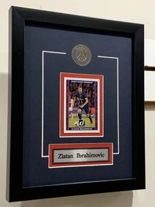 Zlatan Ibrahimovic Framed Sports Soccer Card Paris St Germain - Picture 1 of 2