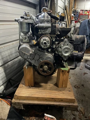 Four-cylinder Isuzu diesel engine, New In The Crate. - Image 1 of 4