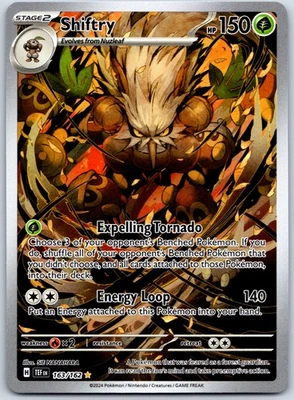 Shiftry - 163/162 SV05: Temporal Forces - Illustration Rare NM Holo - Image 1 of 2