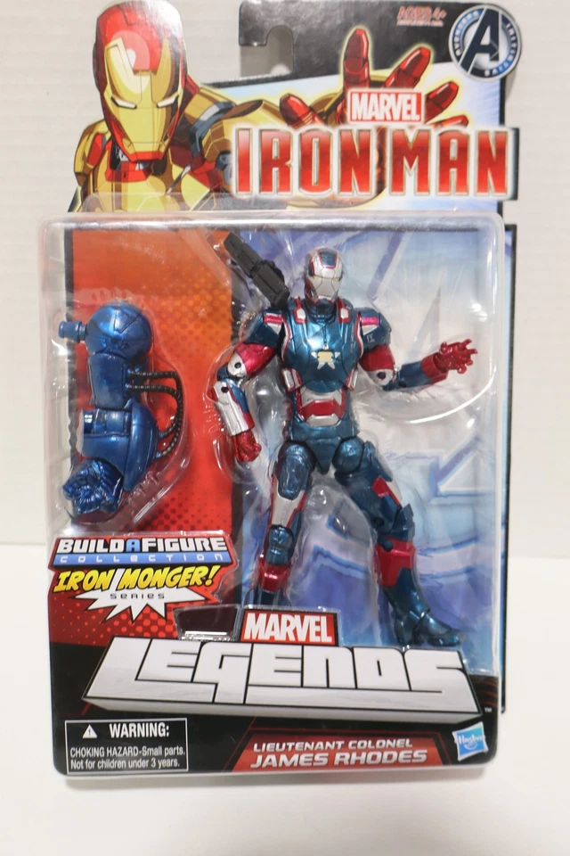 Marvel Legends Iron Man 2012 Lieutenant Colonel James Rhodes Figure 1025t