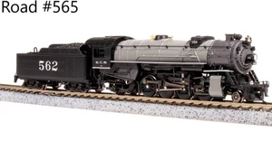 N Broadway BLI 7835 KCS Kansas City Southern 2-8-2 Mikado Steam #565 w/ Paragon4 - Picture 1 of 12