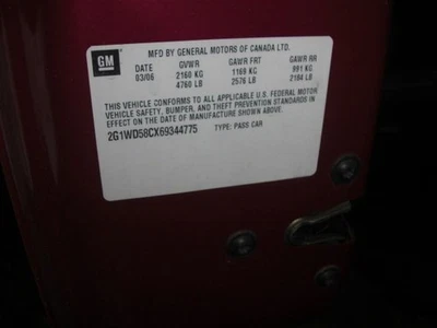 05 06 07 08 09 10 PONTIAC G6 AIR FLOW METER 524271 - Image 1 of 4