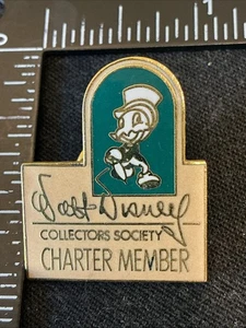 WDCC Walt Disney Collectors Society Pin Jiminy Cricket Charter Member Ltd Ed LE - Picture 1 of 6