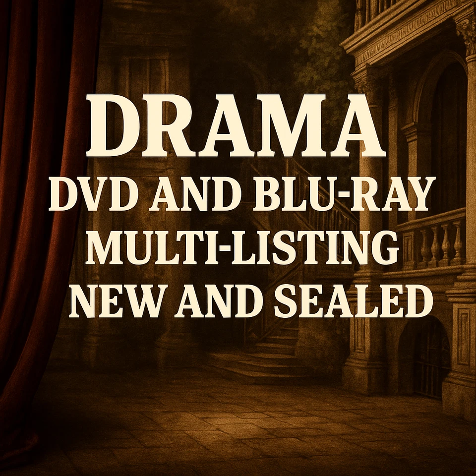 New and Sealed Region 2 UK Drama DVD's and Blu-Ray's MULTI-LISTING - Image 1 of 1