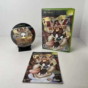 Taz: Wanted (Microsoft Xbox, 2002) CIB Completo con Manual Probado y Funcionando - Imagen 1 de 7