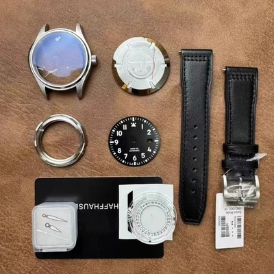 40mm Case + Leather Strap For Watch ETA 2824 Movement aftermarket - Image 1 of 4