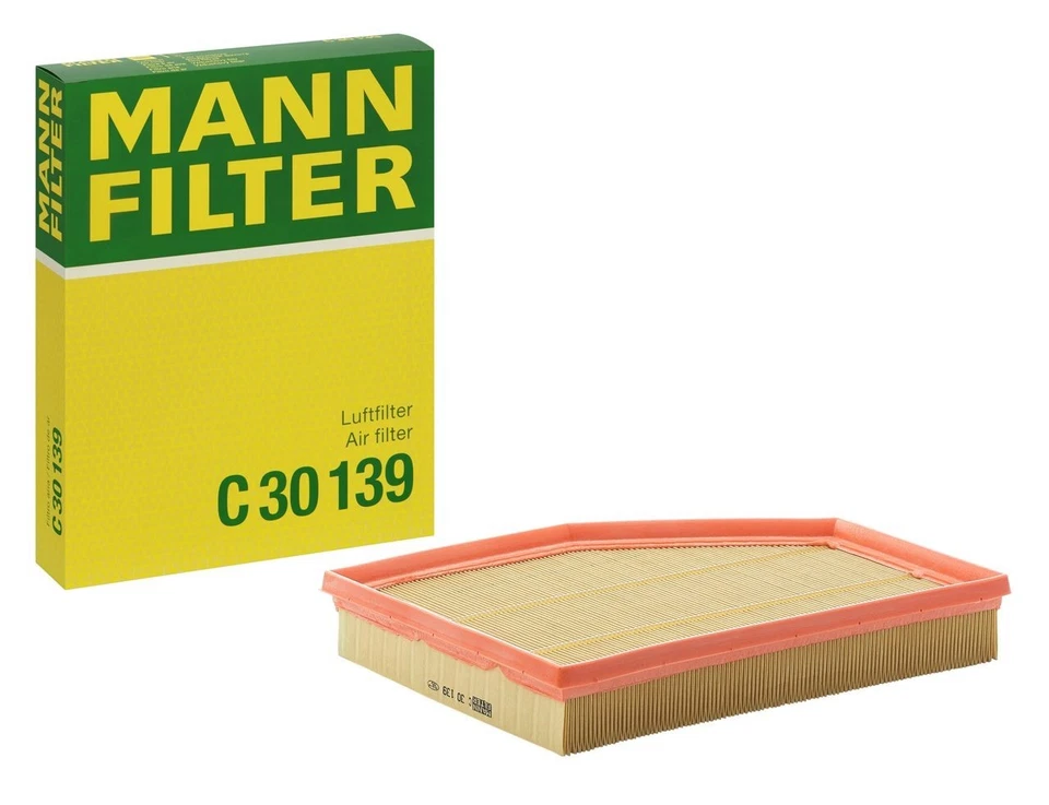 BMW Air Filter Mann For 5 6 Series E60 E61 E63 E64 520i 523i 525i 530i 630i Z4 M - Image 1 of 4