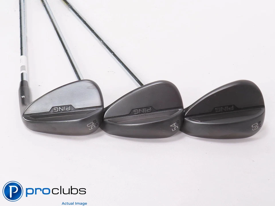 PING S159 Black 50*,54*,60* Wedge Set Black Dot - DG MID S300 Stiff - 462900 - Image 1 of 4